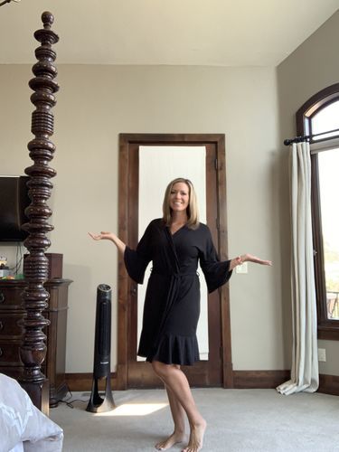 Customer photo review of Brigitte Brianna Luxury Robe