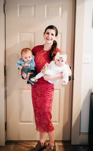 Customer photo review of Brigitte Brianna Regal Dress