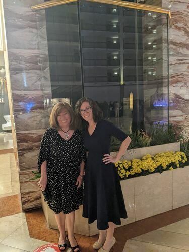 Customer photo review of Brigitte Brianna V-Neck Gala Dress