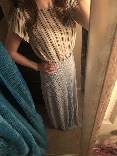 Customer photo review of Brigitte Brianna Paradise Maxi Skirt
