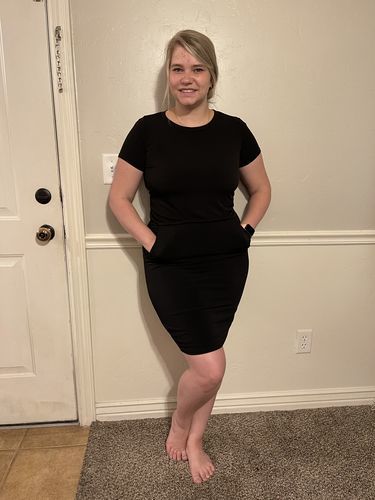 Customer photo review of Brigitte Brianna Leisure Dress