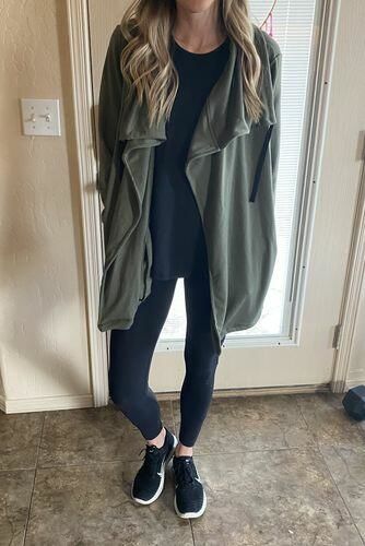 Customer photo review of Brigitte Brianna Jet Set Cardigan