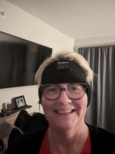 Customer photo review of CozyBand Wireless Headphones