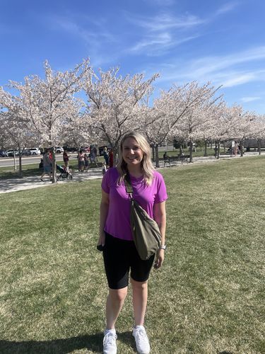 Customer photo review of Brigitte Brianna Move Tee