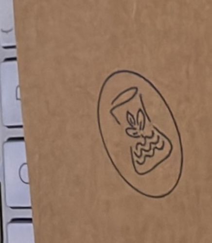 Customer photo review of Self-Inking Stamp