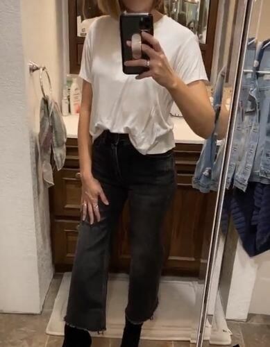 Customer photo review of Brigitte Brianna Motion Tee