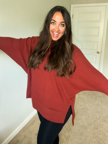 Customer photo review of Brigitte Brianna Cloud Tunic