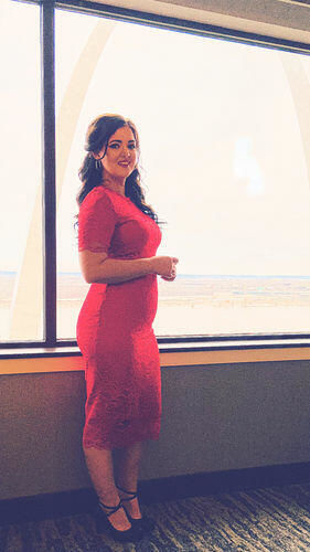 Customer photo review of Brigitte Brianna Regal Dress