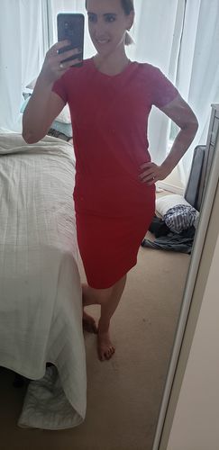 Customer photo review of Brigitte Brianna Leisure Dress