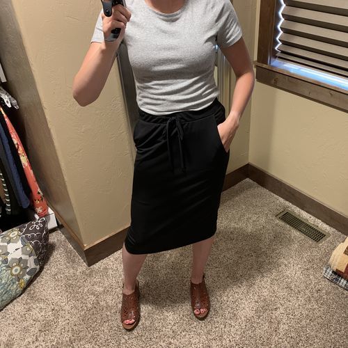 Customer photo review of Brigitte Brianna Dream Skirt