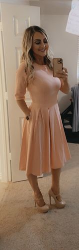 Customer photo review of Brigitte Brianna Swing Dress