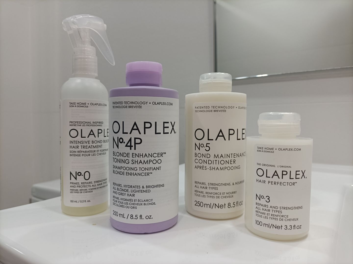 Customer photo review of Olaplex Pack Reparación en Casa Nº 0, 3, 4P y 5