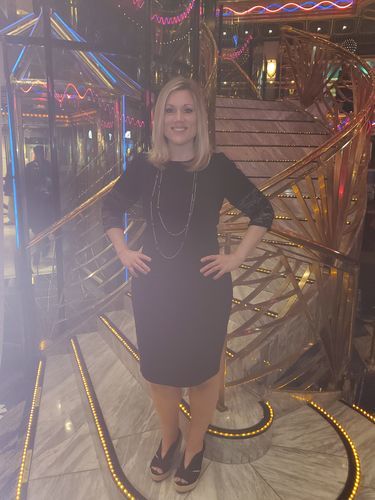 Customer photo review of Brigitte Brianna Little Black Dress