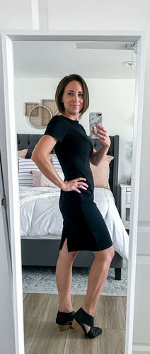 Customer photo review of Brigitte Brianna Little Black Dress