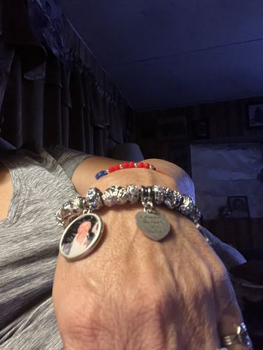 Customer photo review of Piece Of My Heart Bracelet