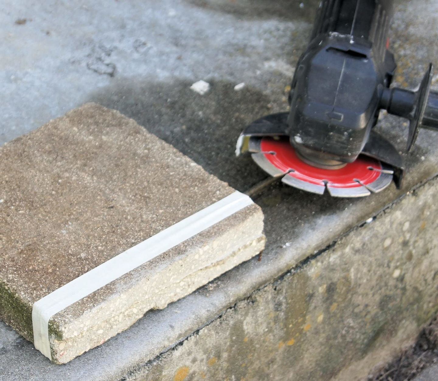 Customer photo review of 4.5/5 in. Segmented Diamond Blade For Concrete/Masonry/Block