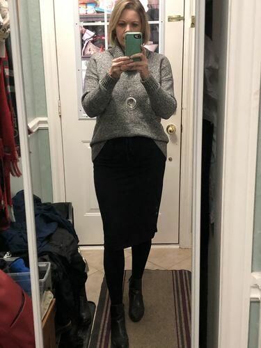 Customer photo review of Brigitte Brianna Dream Skirt