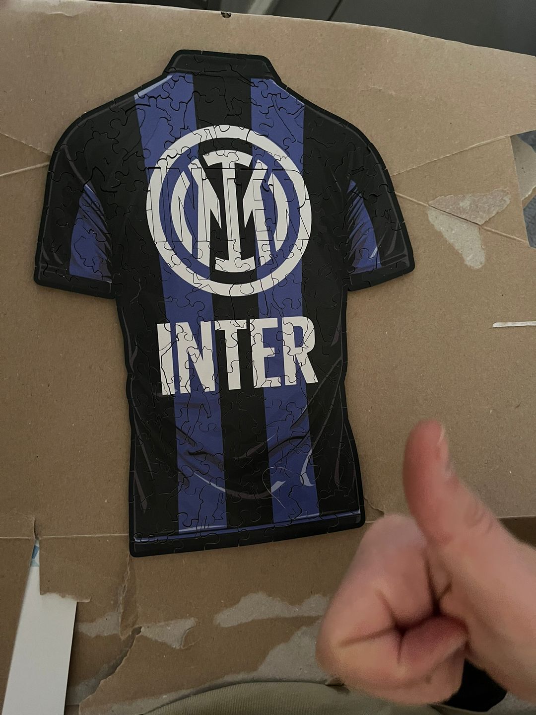 Customer photo review of FC Inter® Jersey - Official Wooden Puzzle
