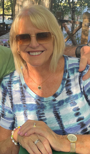 Customer photo review of HALO PAVE CRYSTAL NECKLACE