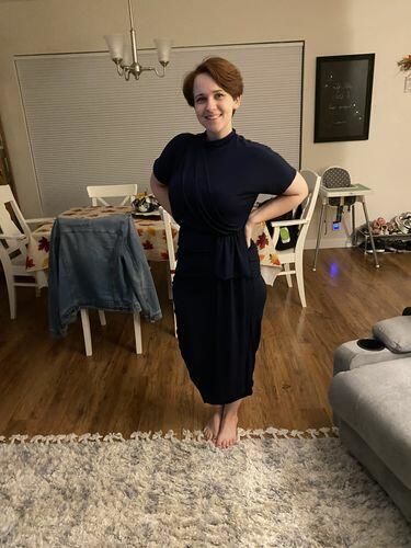 Customer photo review of Brigitte Brianna Cleo Dress