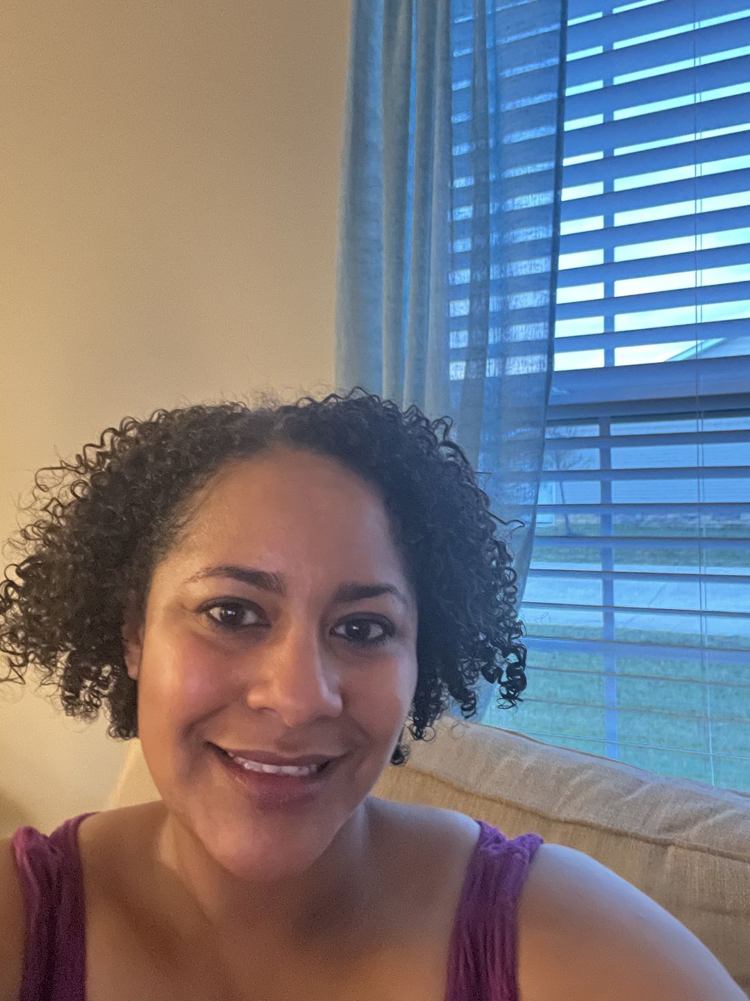 Customer photo review of Curly Hair Moisturizer with Organic Avocado Oil and Organic Jojoba Oil with Lavender Fragrance