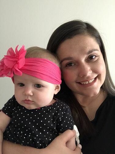 Customer photo review of Brigitte Brianna Crew Neck Tee