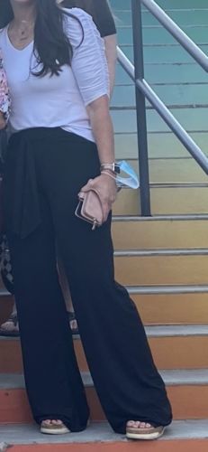 Customer photo review of Brigitte Brianna Ruched Sleeve Top