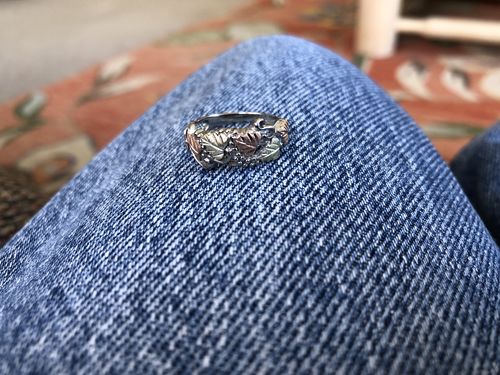 Customer photo review of Beautiful Grapes Black Hills Gold Ring