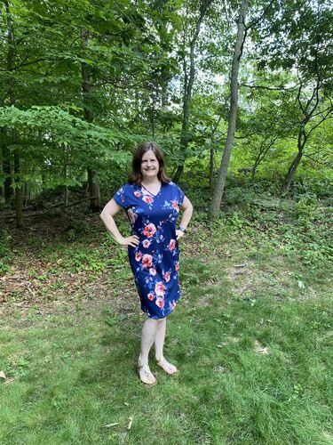 Customer photo review of Brigitte Brianna Day-to-Day Pocket Dress