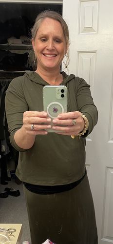 Customer photo review of Brigitte Brianna Effortless Hoodie