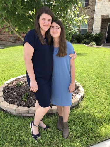 Customer photo review of Brigitte Brianna Pocket Tee Dress