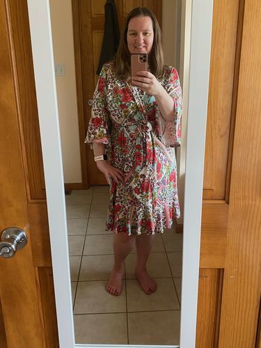 Customer photo review of Brigitte Brianna Luxury Robe