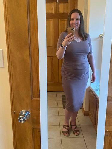 Customer photo review of Brigitte Brianna Lounge Dress