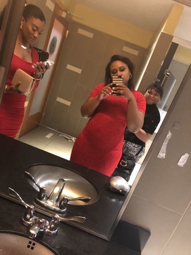 Customer photo review of Brigitte Brianna Regal Dress