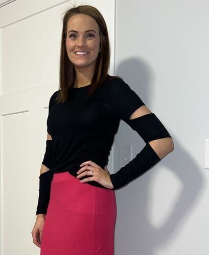 Customer photo review of Brigitte Brianna Tour Top