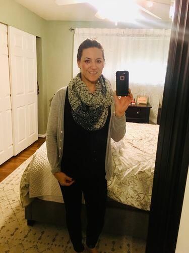 Customer photo review of Brigitte Brianna Everyday Tee