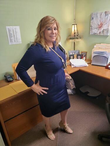Customer photo review of Brigitte Brianna Pocket Front Dress
