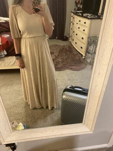 Customer photo review of Brigitte Brianna Splendor Dress