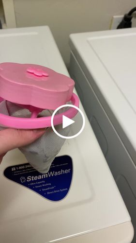 Customer video review of Laundry Pet Hair Catcher