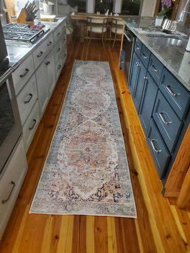 Customer photo review of Nadia Machine Washable Rug