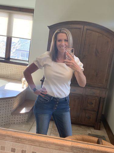Customer photo review of Brigitte Brianna Picnic Top