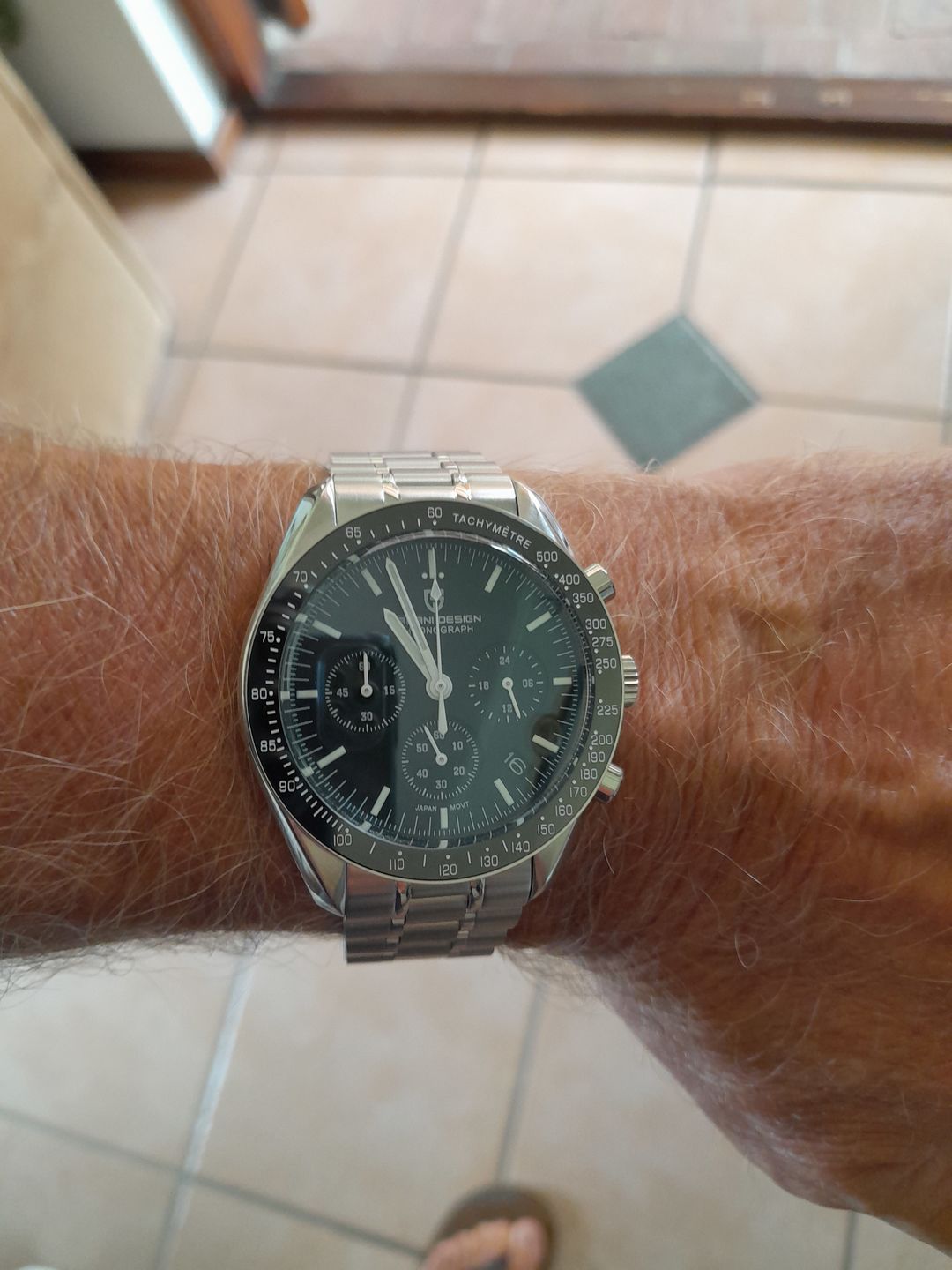 Customer photo review of Pagani Design PD-1701 "Speedmaster Moonwatch"