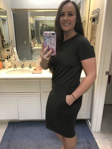 Customer photo review of Brigitte Brianna Leisure Dress