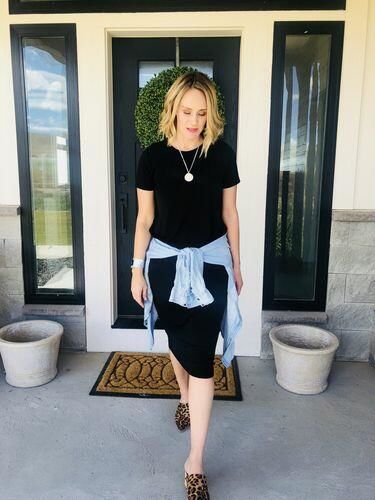 Customer photo review of Brigitte Brianna Leisure Dress