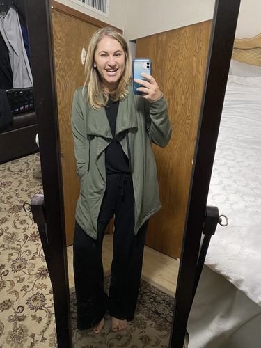Customer photo review of Brigitte Brianna Jet Set Cardigan