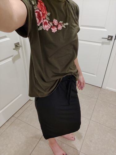 Customer photo review of Brigitte Brianna Dream Skirt