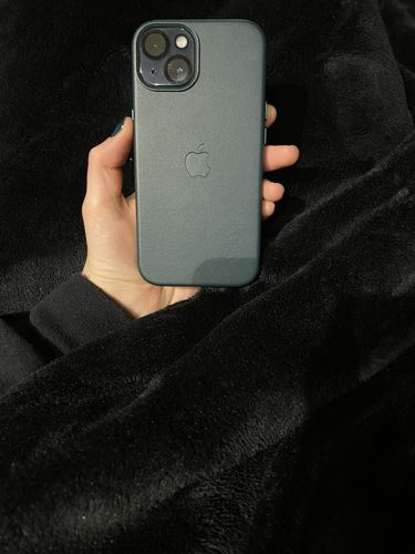 Customer photo review of iPhone Leather Case with MagSafe