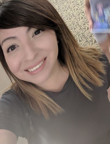 Customer photo review of Brigitte Brianna Crew Neck Tee