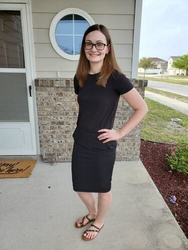 Customer photo review of Brigitte Brianna Leisure Dress