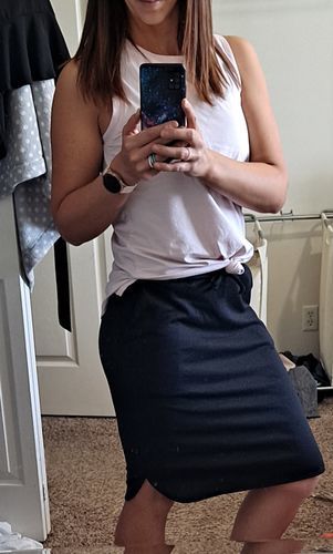 Customer photo review of Brigitte Brianna Sweatshirt Skirt